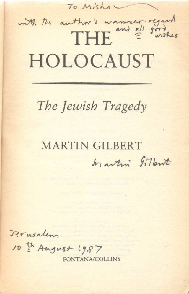 Gilbert The Holocaust