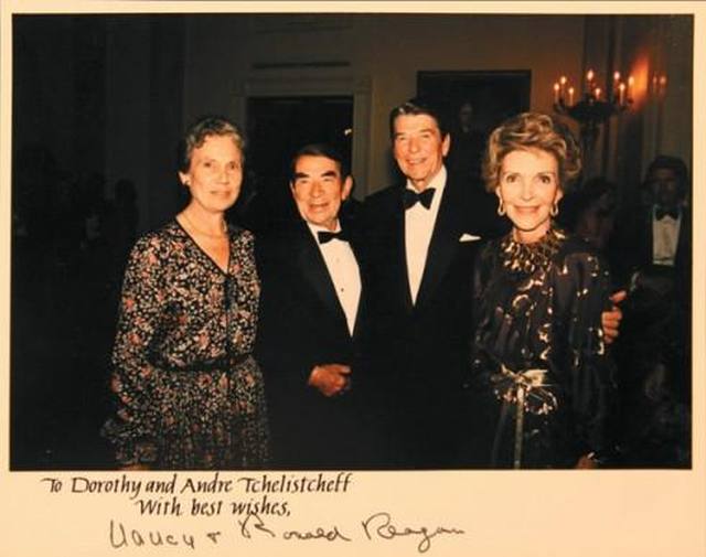 Андрей и Дороти Челищевы были частыми гостями Рональда и Нэнси Рейган