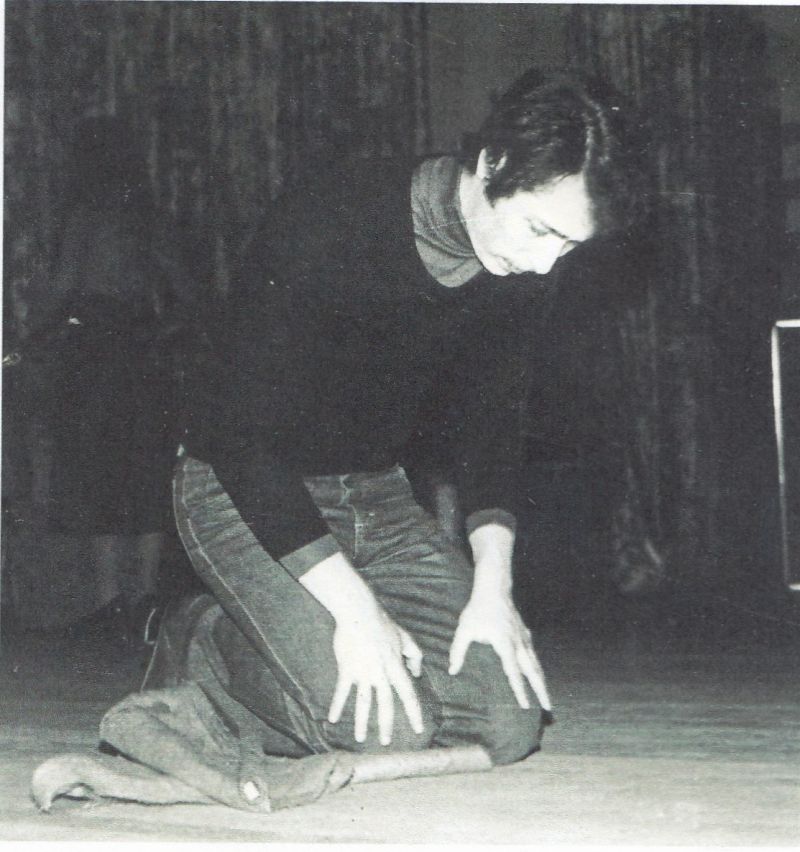 Валерий Савинкин на репетиции студенческого театра. Одесса
