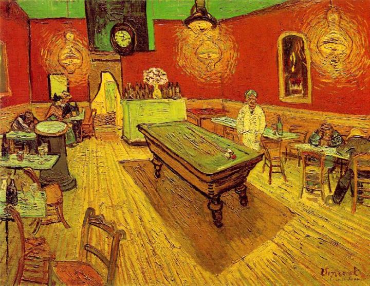 Ван Гог, Ночное кафе (1888)
