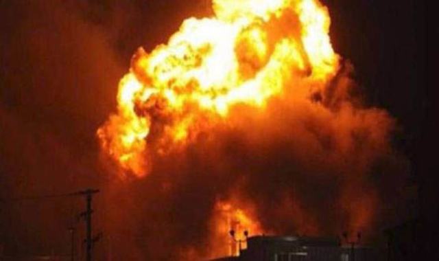 Взрыв на базе в районе Джебель-Ацзан