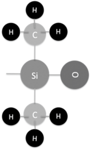Пример соединения силиция с кислородом и углеродно-водородными группами