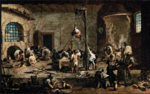 63. Александр Маньяско. Допрос в тюрьме (инквизиция), 1710