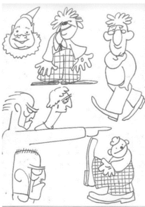 Вариации на темы рисунков Сергея Эйзенштейна (мои рисунки 1963 года)