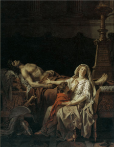 106. Жак Луи Давид. Андромаха у тела Гектора, 1783