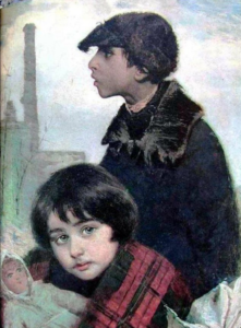 77. Иегуда Пен. Дети-беженцы, 1914