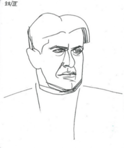 Владимир Маяковский (мой рисунок 1964 года)