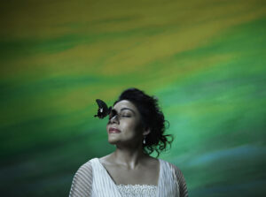 Ailyn Pérez in the title role of Catán's "Florencia en el Amazonas." Photo: Ken Howard / Met Opera